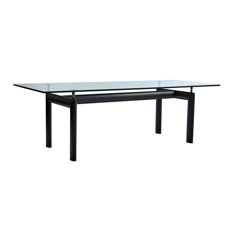 Kardiel MidCentury Modern Glass Dining Table Wayfair